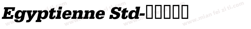 Egyptienne Std字体转换
